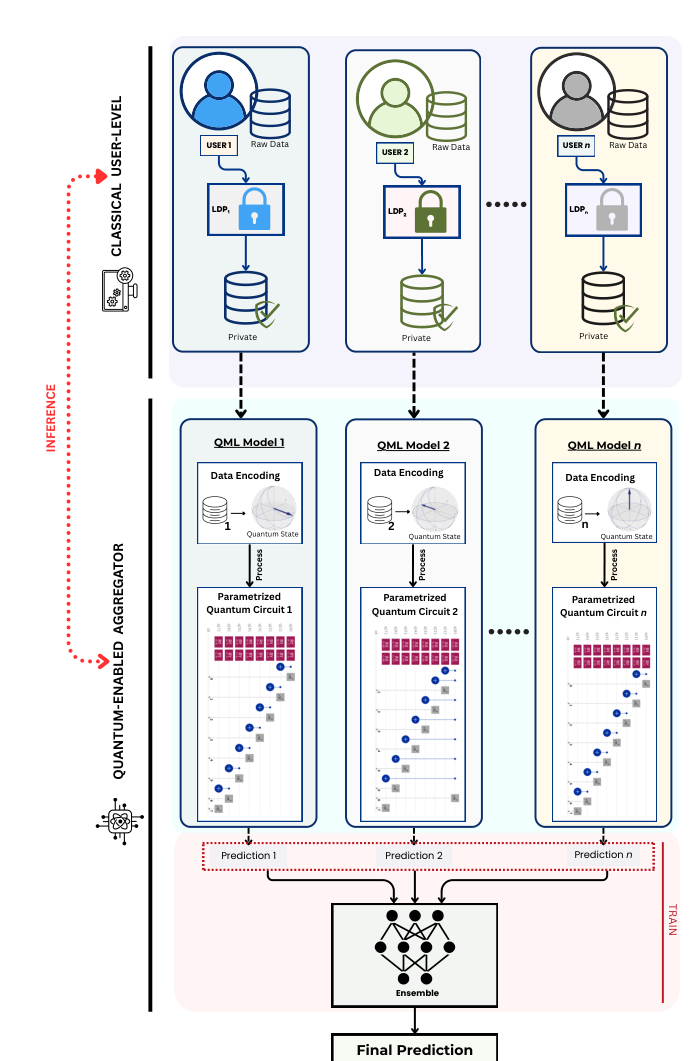 Framework for personalized quantum models with local differential privacy